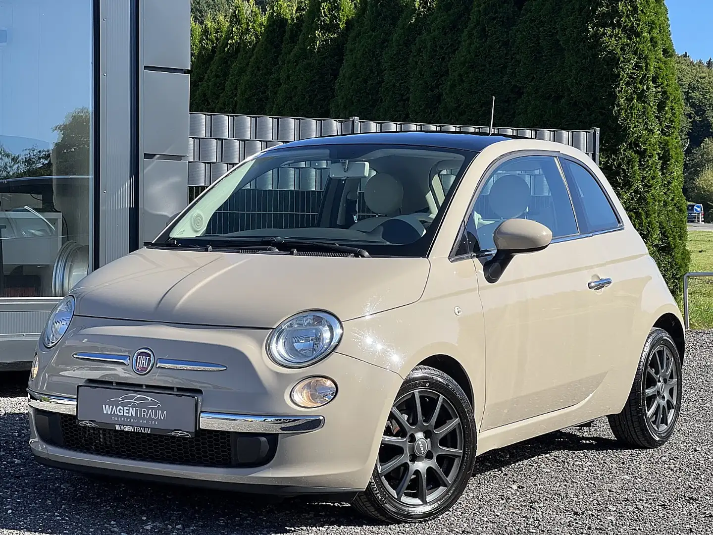 Fiat 500 0,9 TwinAir Turbo Lounge*KLIMA*PDC*GLASDACH*8-F... Beige - 1