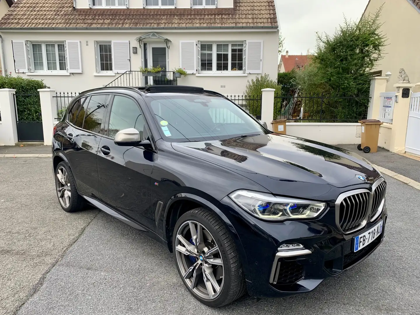 BMW X5 M M50d 400 ch BVA8 Performance Bleu - 2