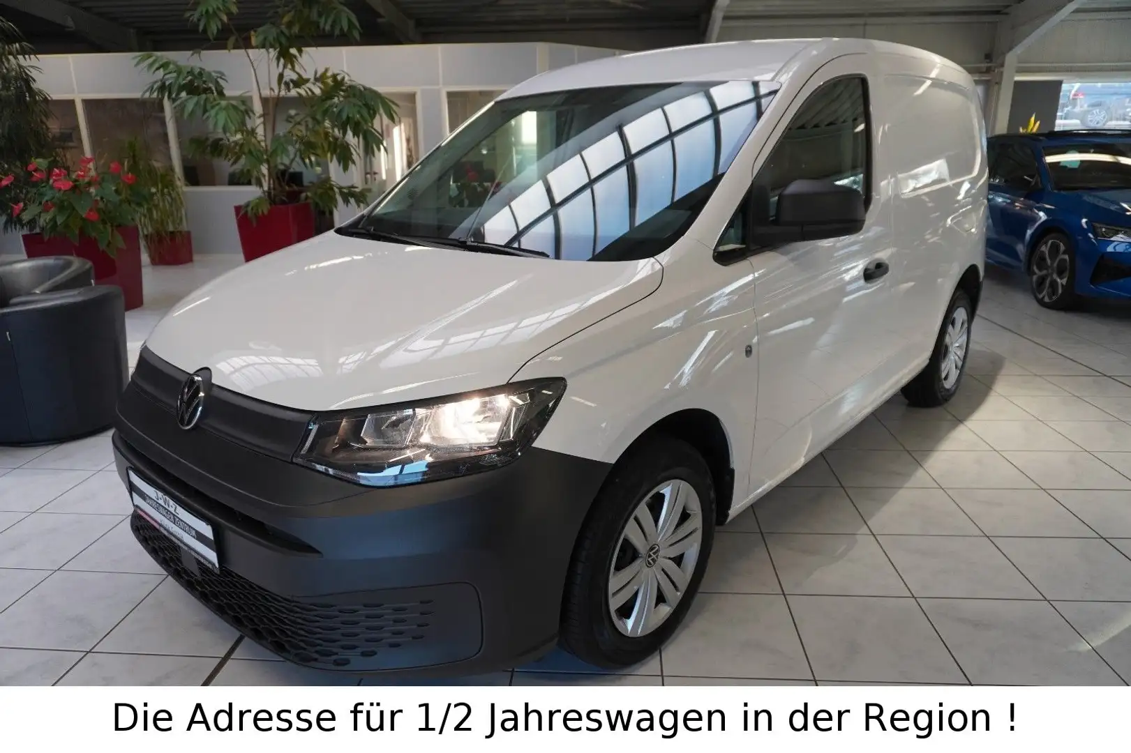 Volkswagen Caddy Cargo 1.5 TSI*HECKFLÜGEL*KLIMA*TEMPOMAT Wit - 1