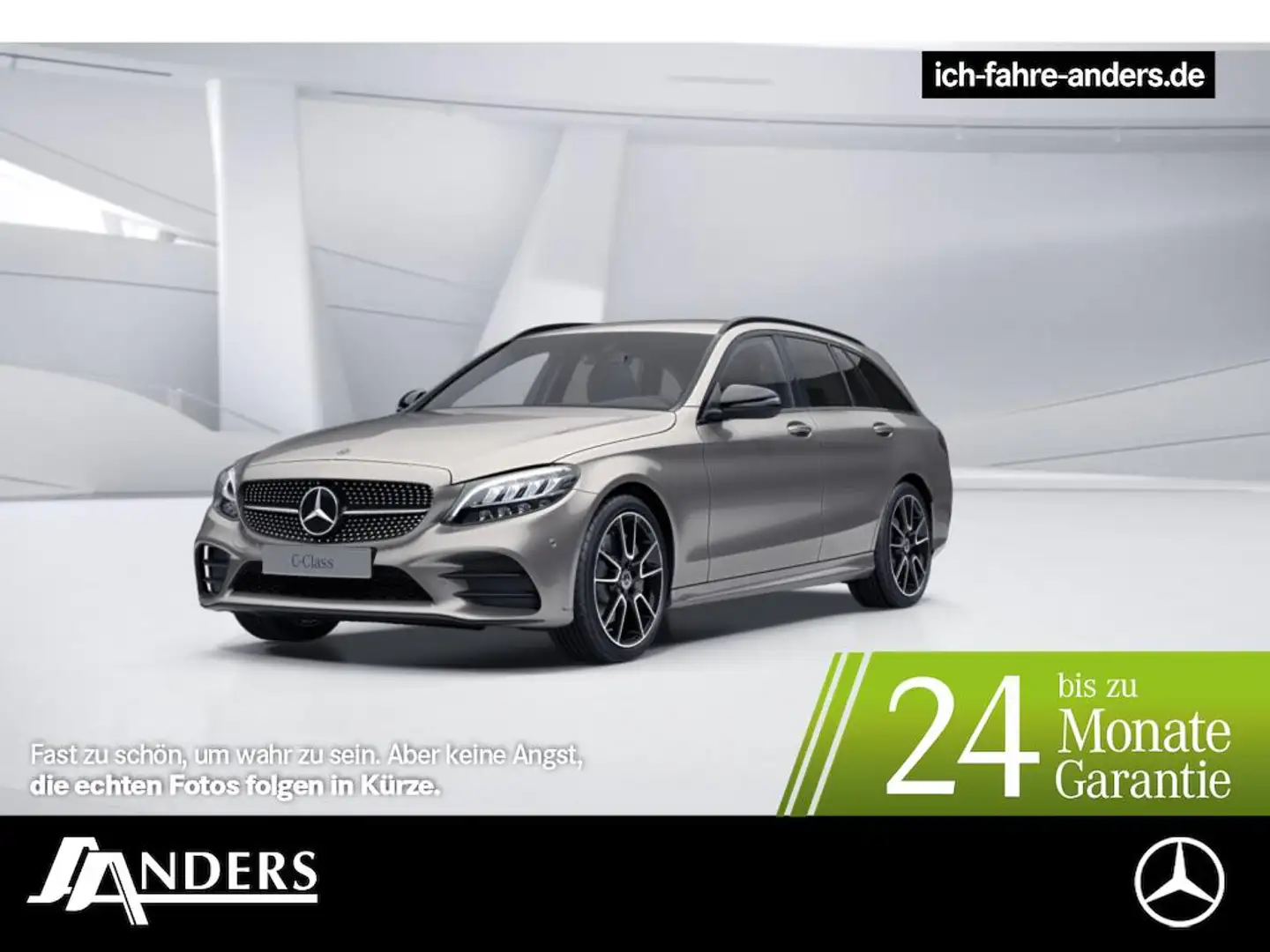 Mercedes-Benz C 300 T AMG+Night+Navi+LED+Kamera+SHZ+AHK+EASY-P Silber - 1