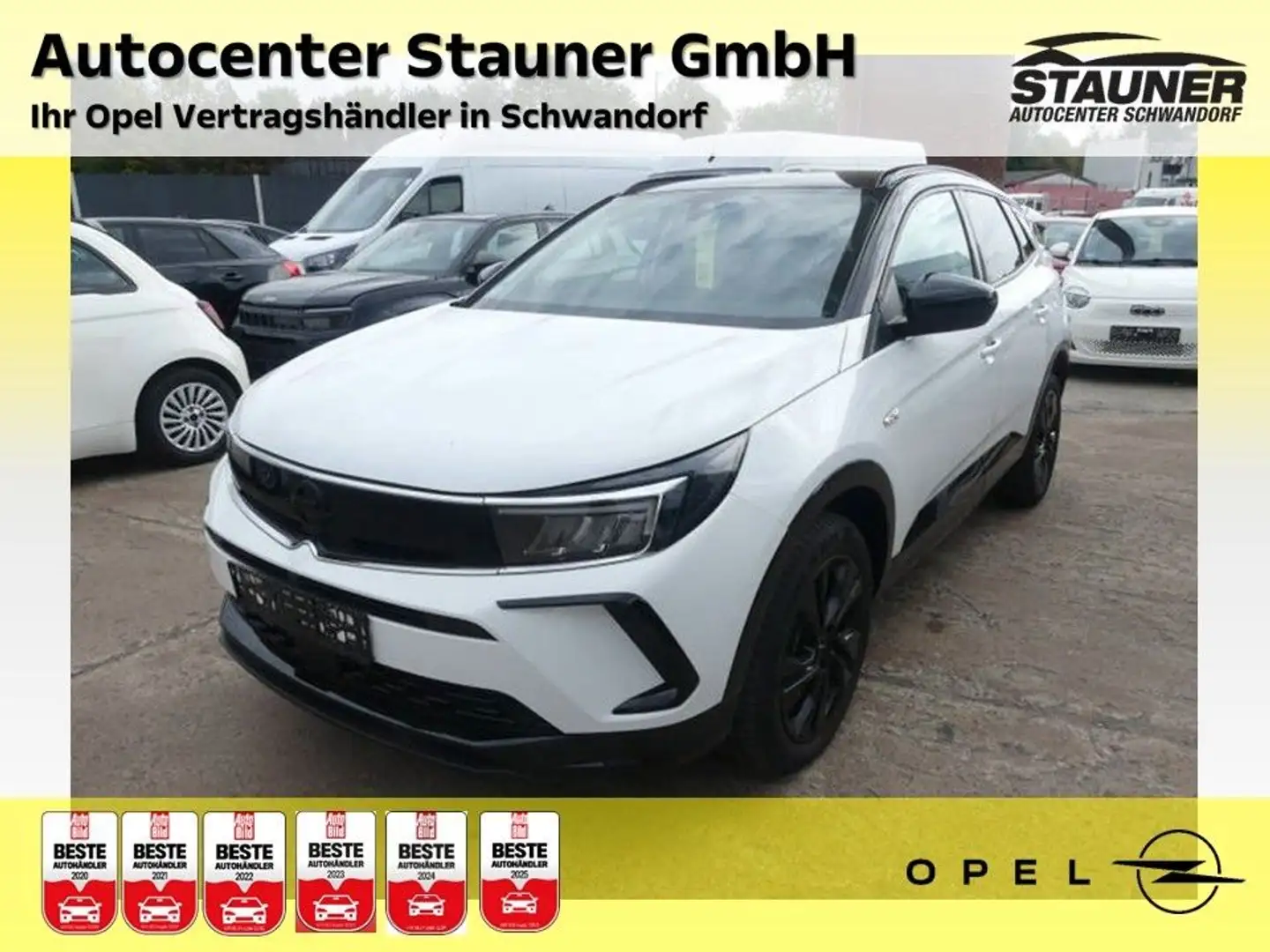 Opel Grandland X Grandland GS 1.2 AT8 130PS *SHZ*ALCANTARA*LHZ* Weiß - 1