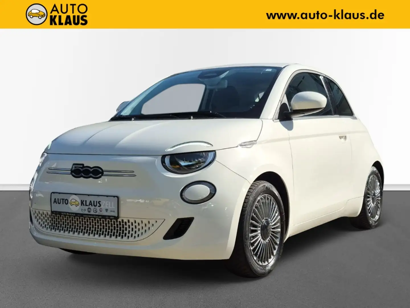 Fiat 500e Icon Sitzheizung Navi CarPlay Tempomat PDC Weiß - 1