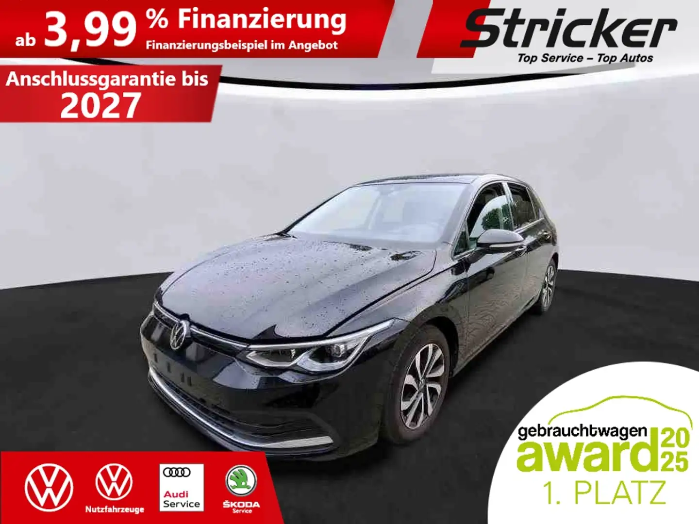 Volkswagen Golf Active  2.0TDI DSG 279,-ohne Anzahlung AHK Pano I Schwarz - 2
