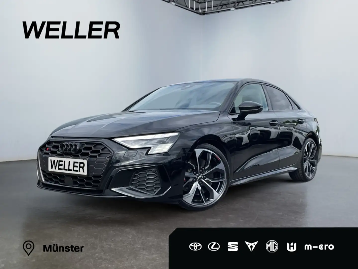 Audi S3 TFSI Limousine qu. *Matrix*HUD*Virtual*Black* Zwart - 1