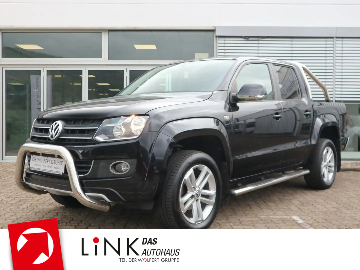 Volkswagen Amarok Highline DoubleCab 2.0 TDI 4Motion AHK NA Negru - 1