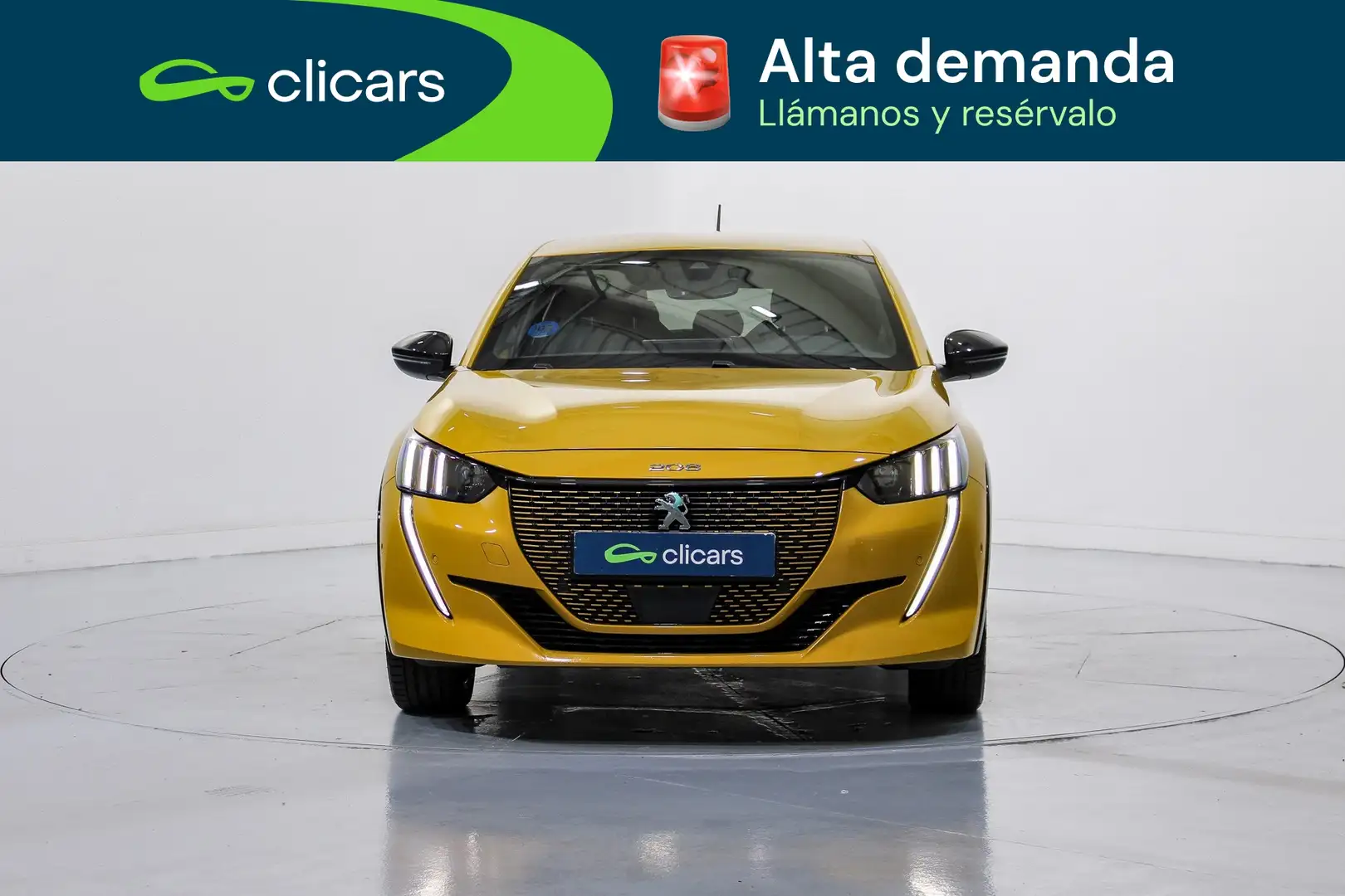 Peugeot 208 GT Eléctrico 100kW Amarillo - 2