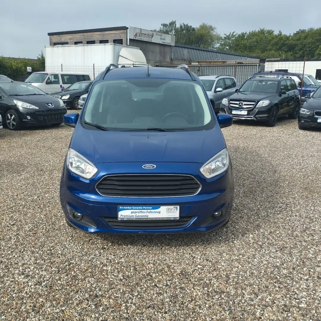 Ford Tourneo Courier 1.0.Titanium.Klima.Navi.SHZ.AHK Bleu - 1