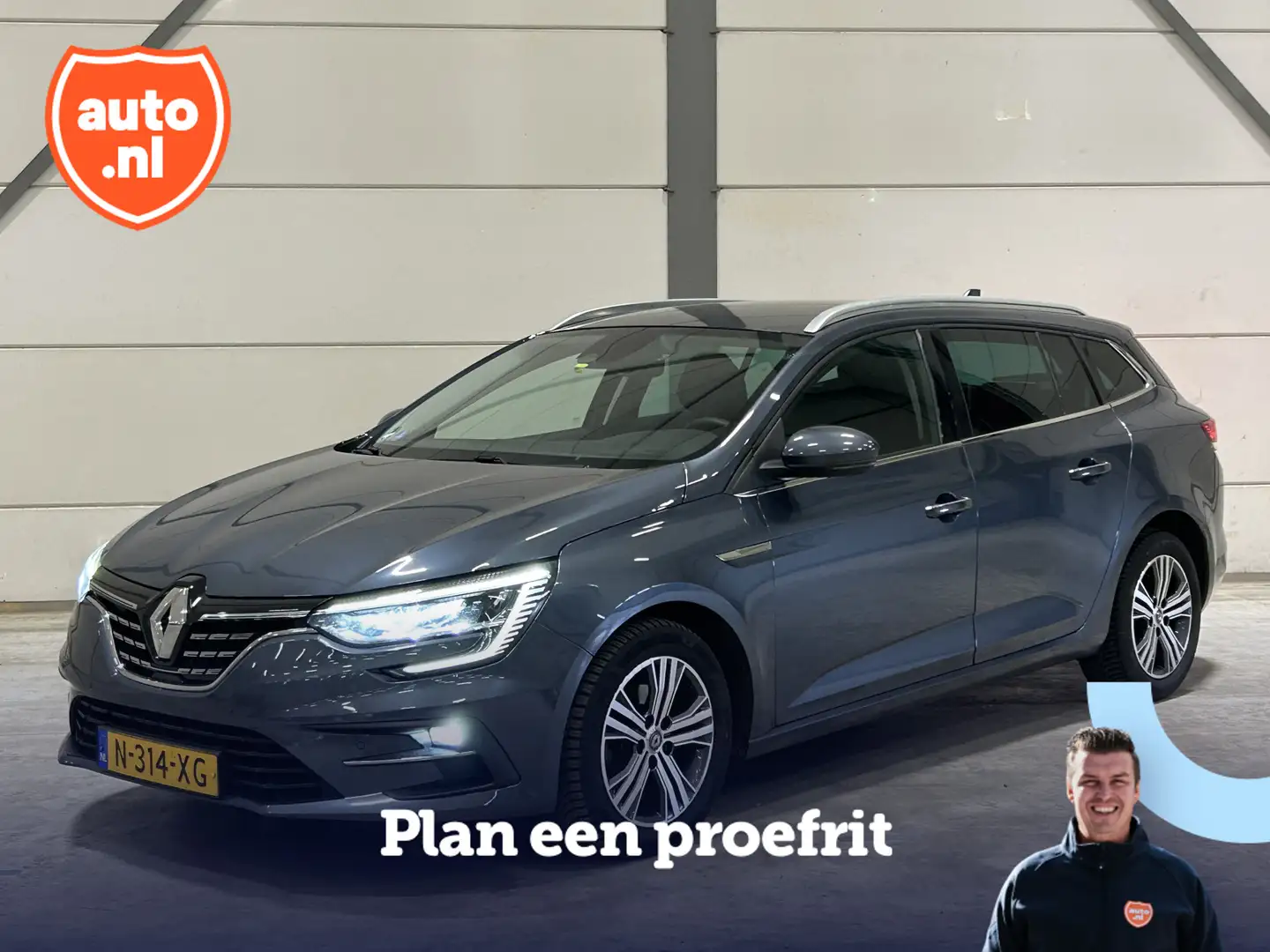 Renault Megane Estate 1.3 TCe Intens | Trekhaak | Cruise Control Grijs - 1