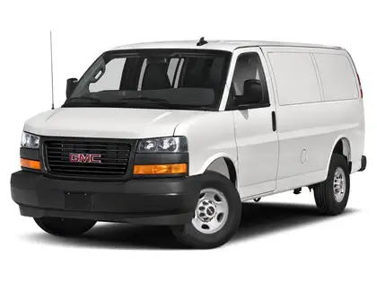 White 2019 GMC Savana Cargo Van Rear-Wheel Drive Automatic
