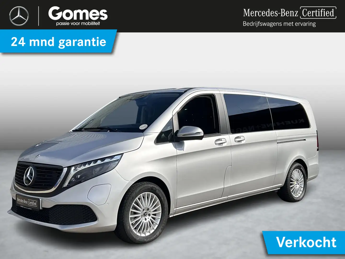 Mercedes-Benz EQV 300 L3 90 kWh | 7 (8)-persoons | Elektrische zijschuif Argent - 1