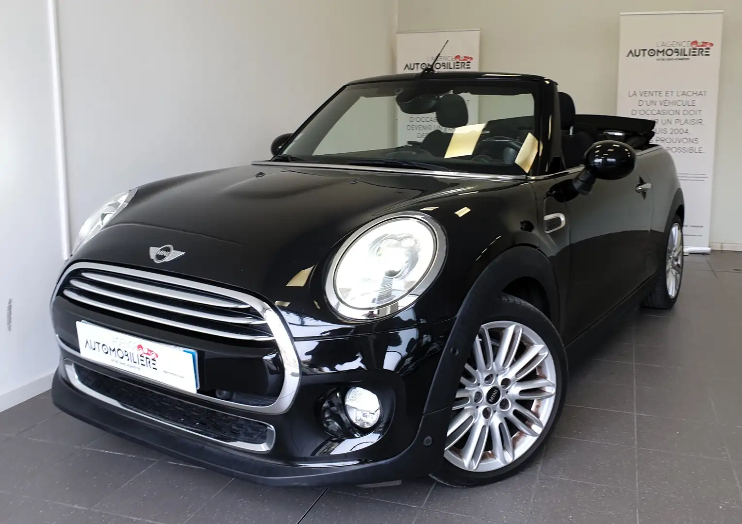 MINI Cooper Cabrio Cabriolet Cooper 136ch BVA6 Finition Red Hot Chili Fekete - 1