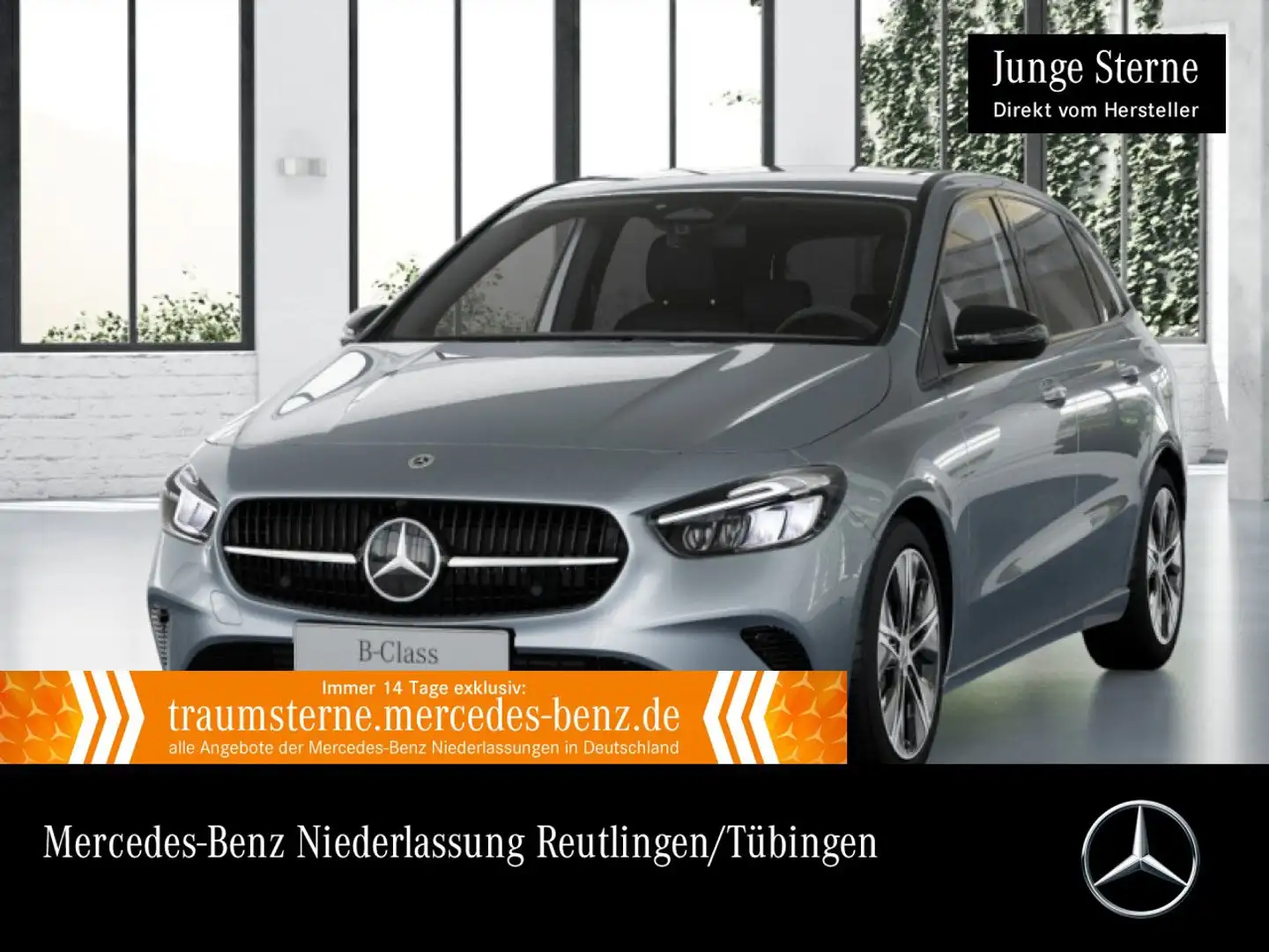 Mercedes-Benz B 200 PROGRESSIVE+NIGHT+AHK+LED+KAMERA+KEYLESS+7G Silber - 1