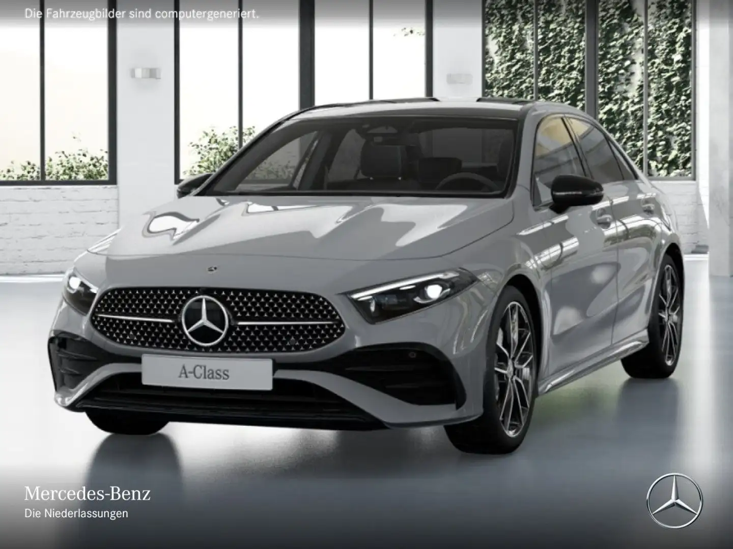 Mercedes-Benz A 250 e Lim AMG+NIGHT+PANO+MULTIBEAM+KAMERA+TOTW Grau - 2