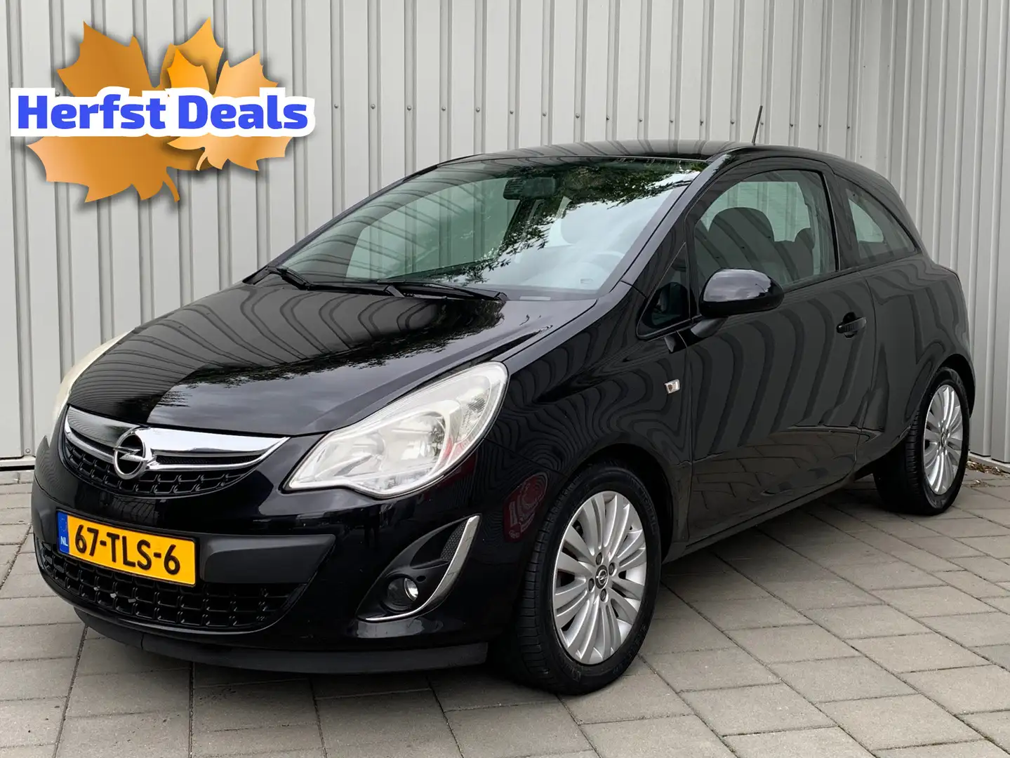 Opel Corsa 1.2-16V Cosmo|154000KM|Navigatie| Schwarz - 1
