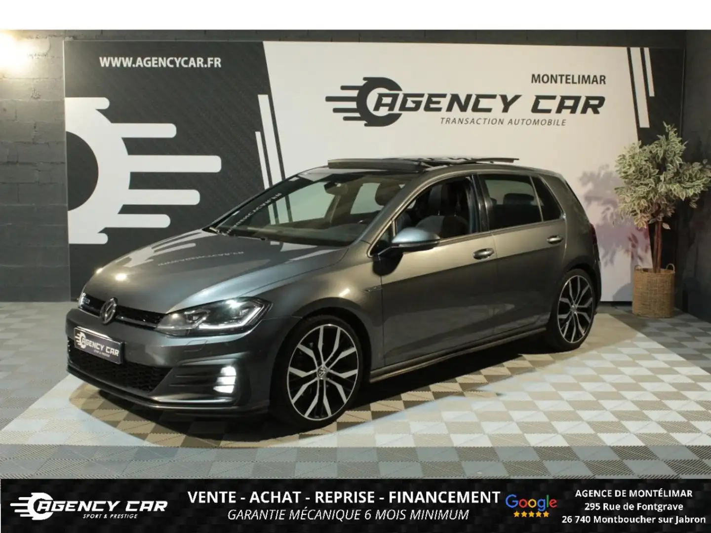 Volkswagen Golf VII GTD 2.0 TDI BlueMotion 184ch DSG7 Gris - 1