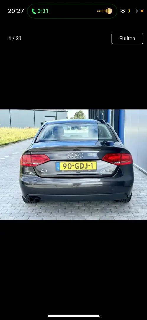 Audi A4 1.8 TFSI Pro Line Grijs - 2