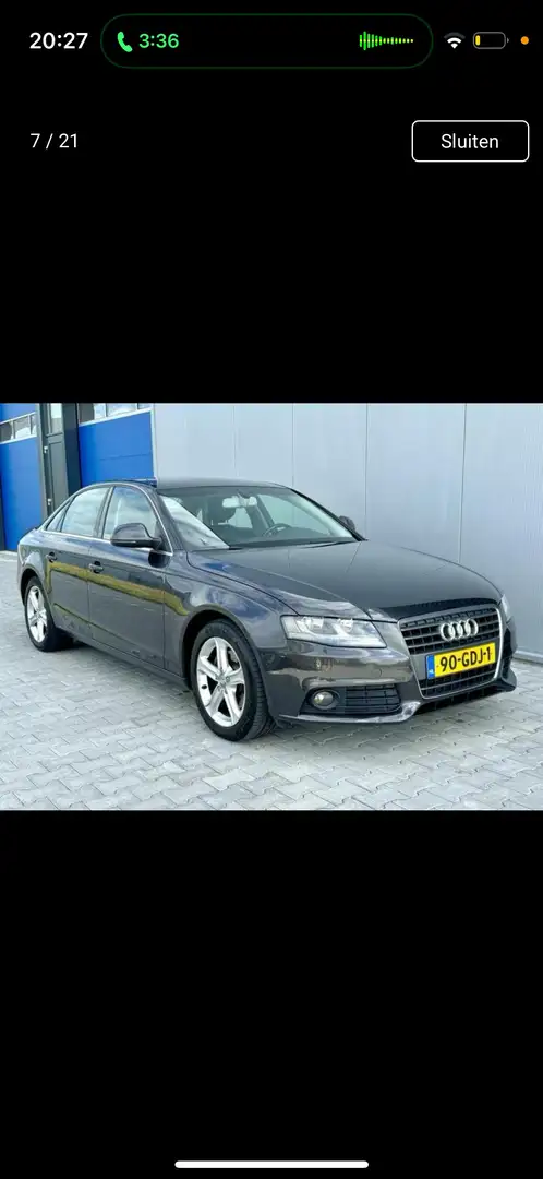 Audi A4 1.8 TFSI Pro Line Grijs - 1