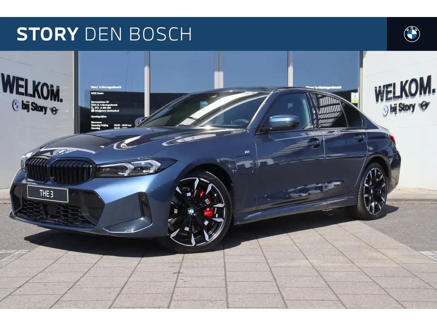 BMW 330 3 Serie 330e M Sport Automaat / Sportstoelen / Ada Bleu - 1