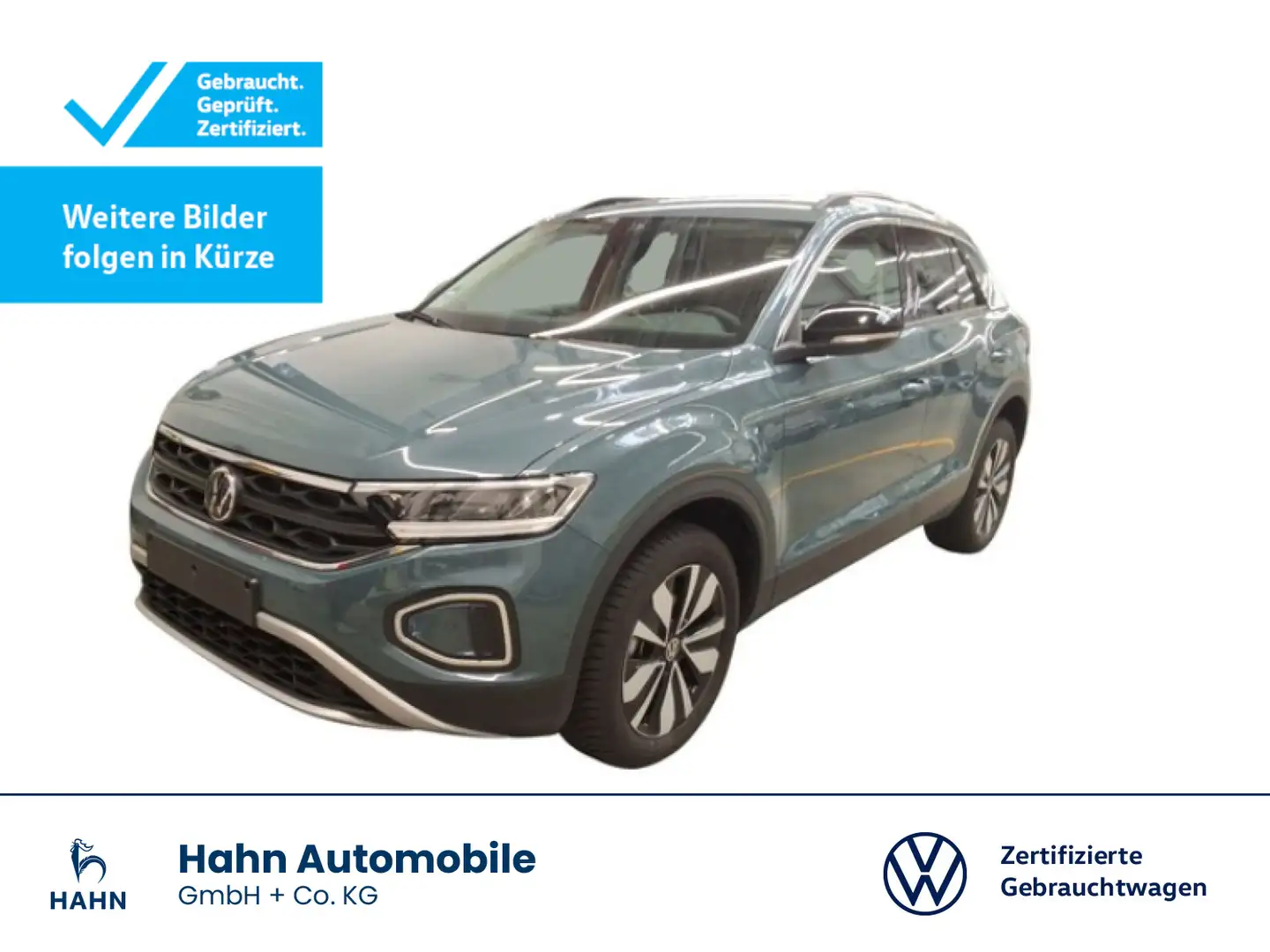 Volkswagen T-Roc 1.0TSI Goal ACC AHK LED Navi PDC Sitzheiz Bleu - 1