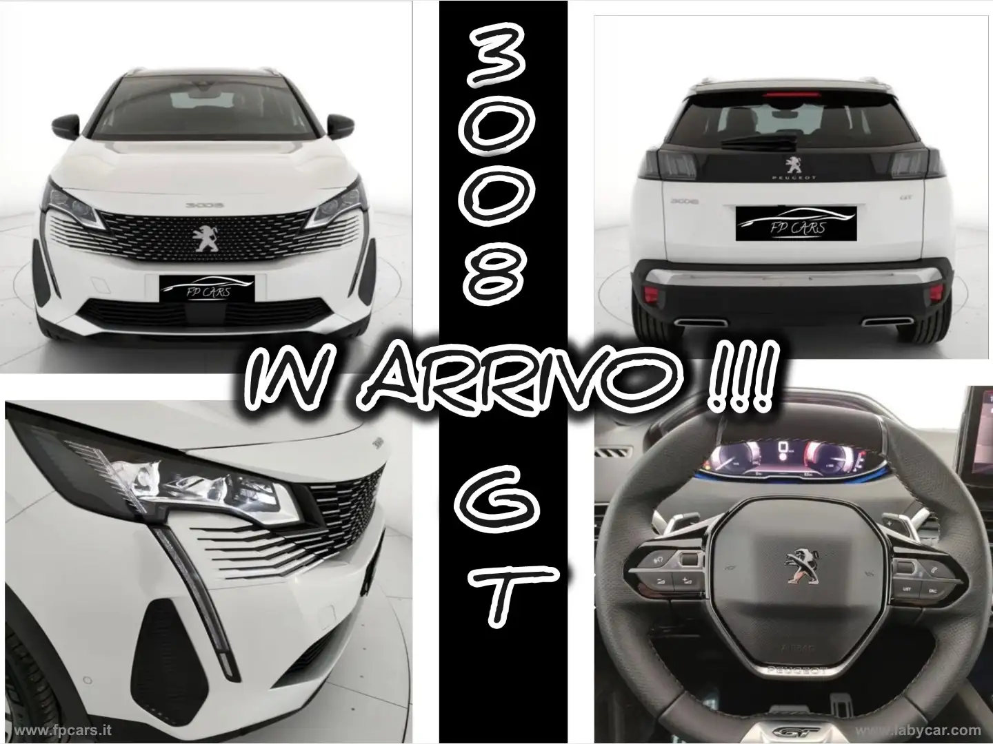 Peugeot 3008 BlueHDi 130 S&S EAT8 GT Line Blanc - 1