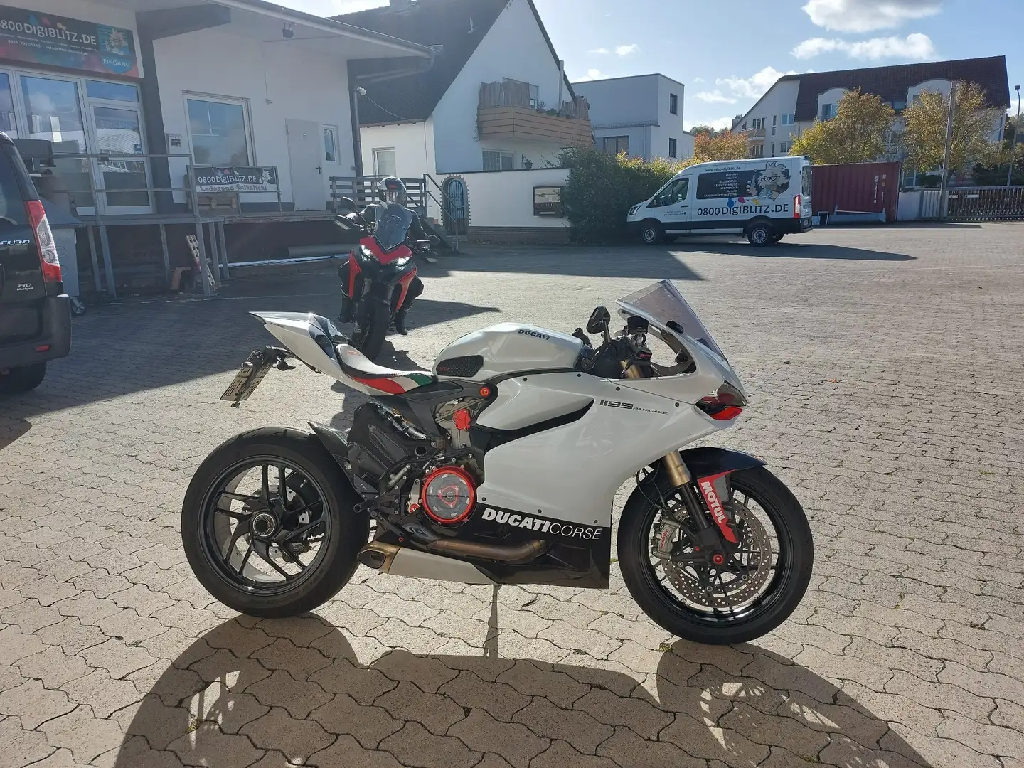 Ducati 1199 Panigale Euro 3 104DB  Top Zustand Білий - 1