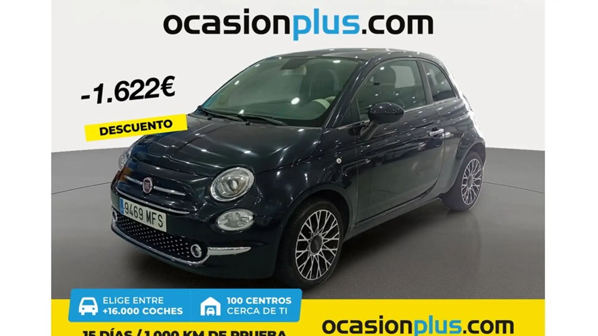 Fiat 500 1.0 Hybrid Dolcevita 52kW Negro - 1