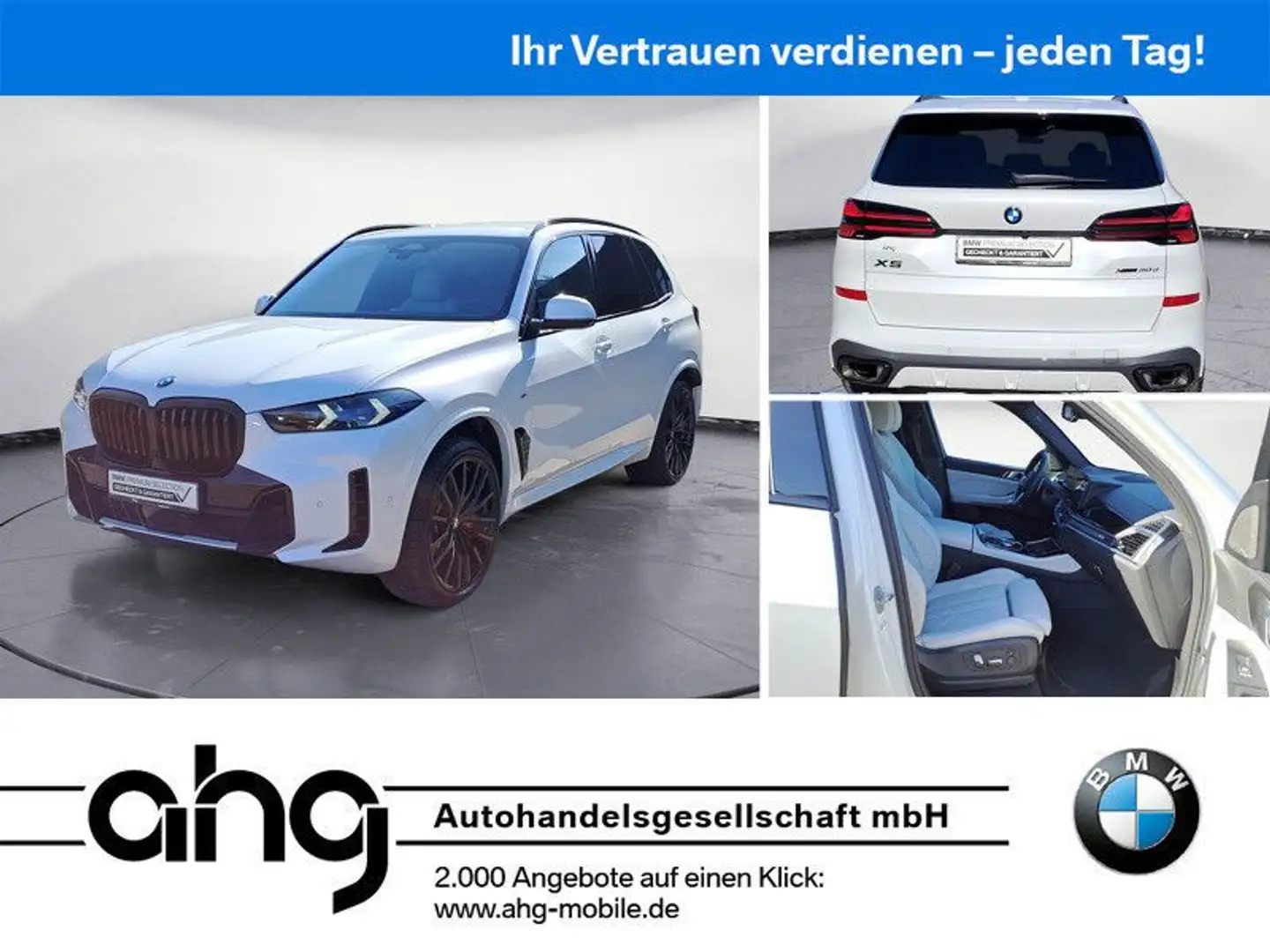 BMW X5 xDrive30d M Sportpaket Innovationsp. AHK Stan Weiß - 1