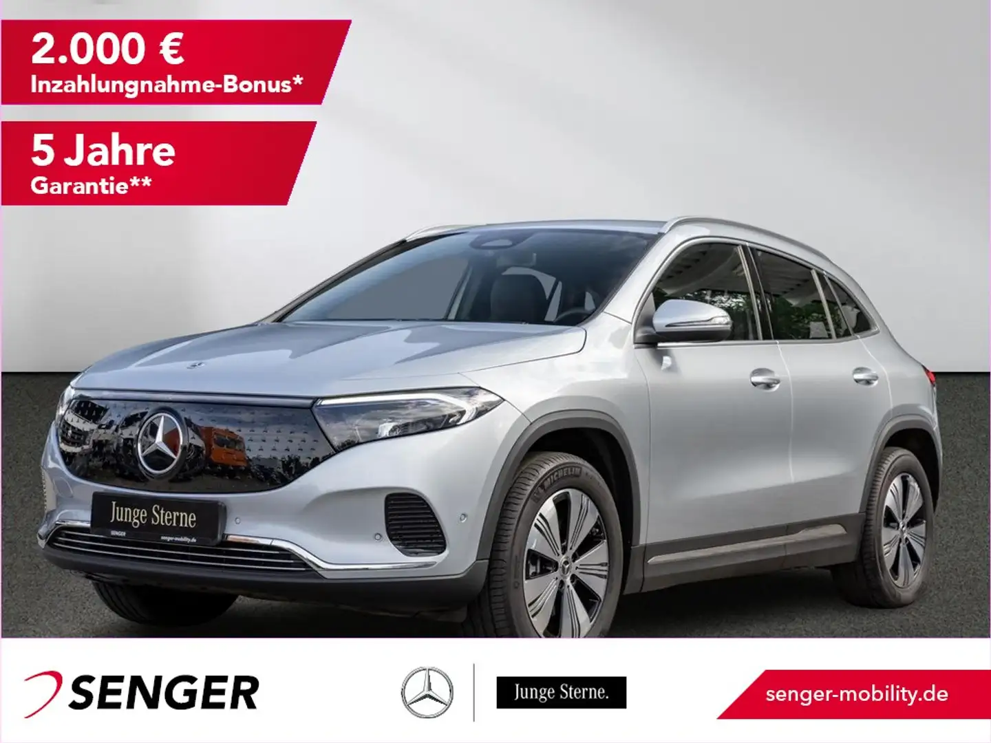 Mercedes-Benz EQA 300 4M Progressive Rückfahrkamera Ambiente Argento - 1