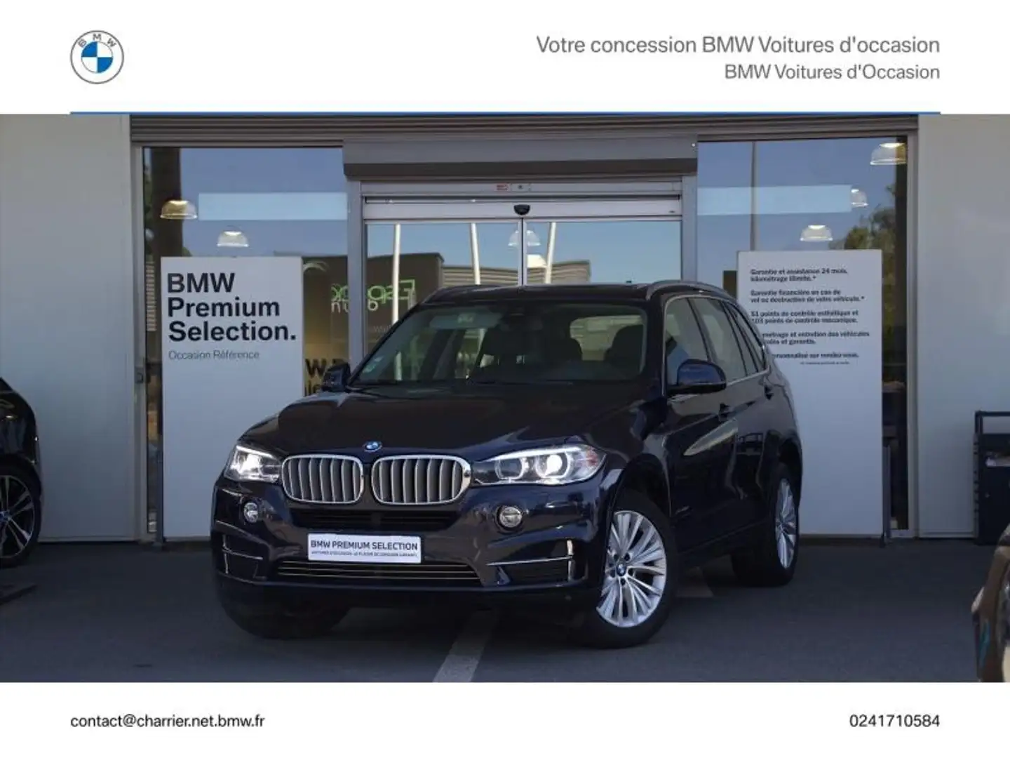 BMW X5 xDrive40dA 313ch Exclusive Bleu - 1