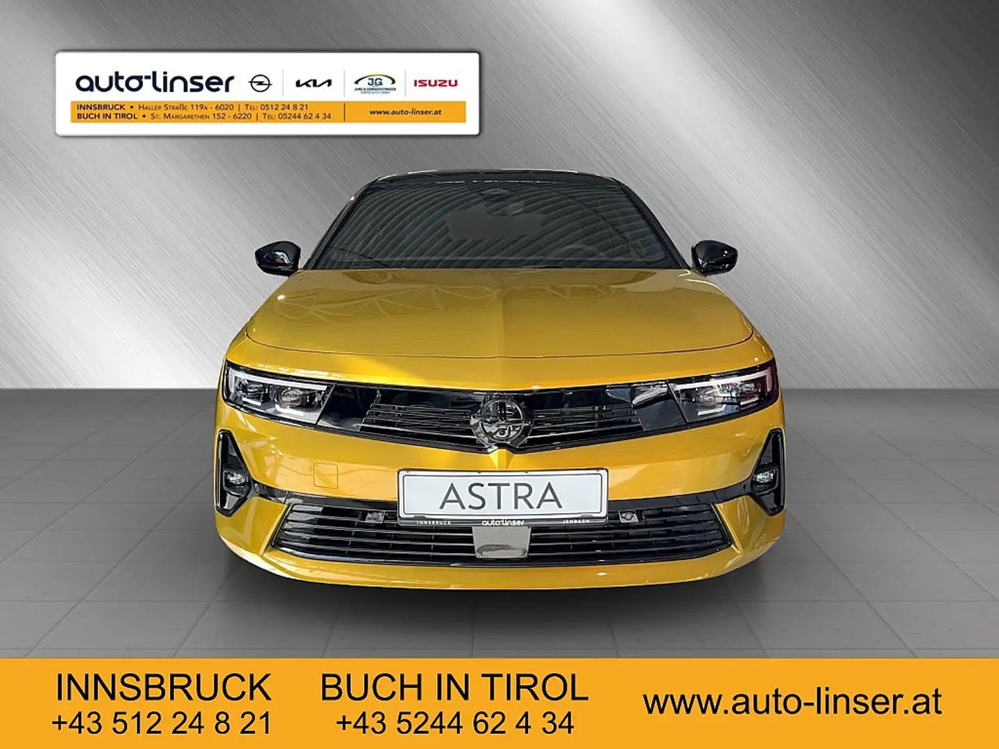 Opel Astra 1,6 Turbo PHEV GS Line Aut. Jaune - 2