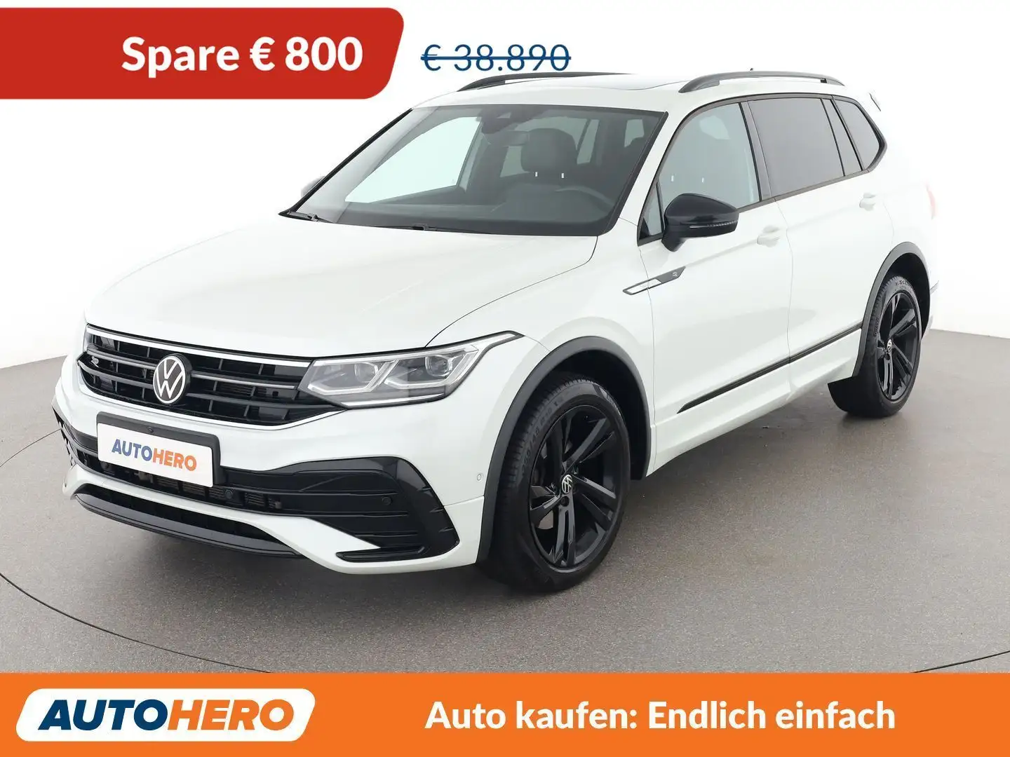 Volkswagen Tiguan Allspace 2.0 TDI R-Line 4Motion Weiß - 1
