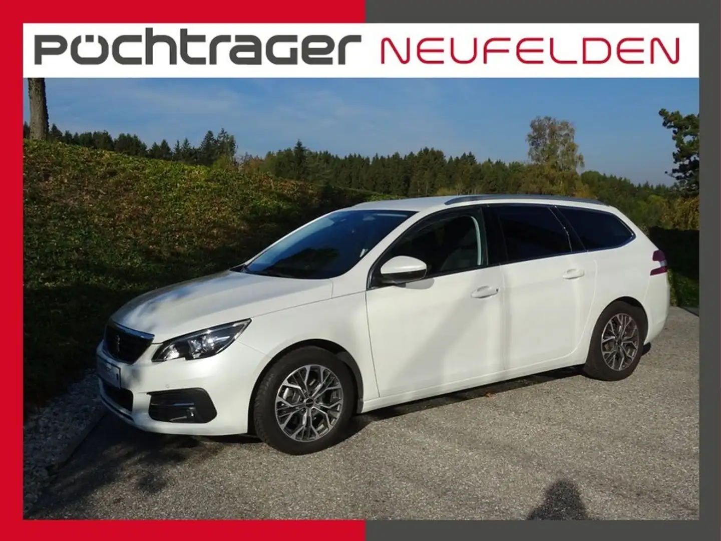 Peugeot 308 SW 1,5 BHDi EAT8 All.Pk Anhängevorrichtung Weiß - 1