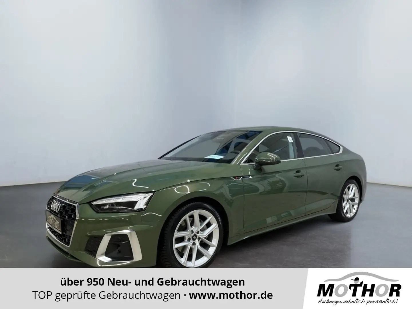 Audi A5 Sportback S-Line 2.0 TDI DSG Massage-Sitze Grün - 1