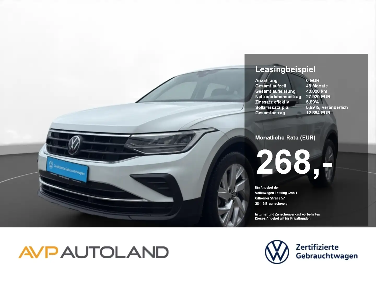 Volkswagen Tiguan 2.0 TDI MOVE | NAVI | LED | ACC | AHK | Blanco - 1