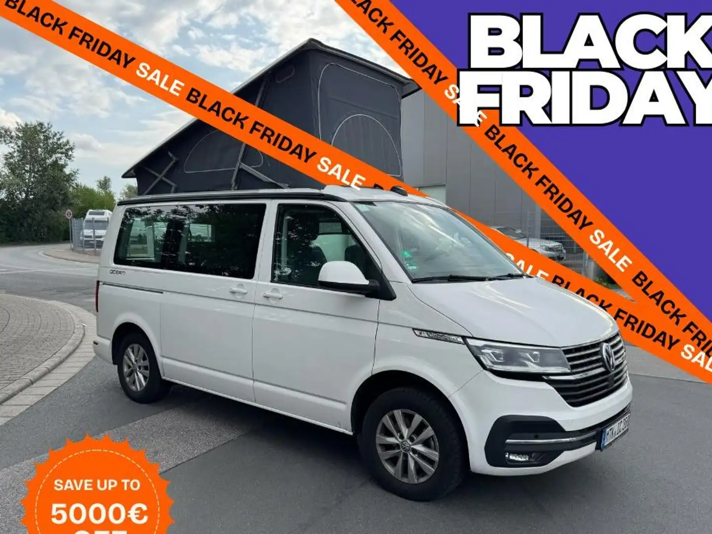 Volkswagen T6.1 California Volkswagen California | 4 Posti | Letto Tetto Weiß - 1