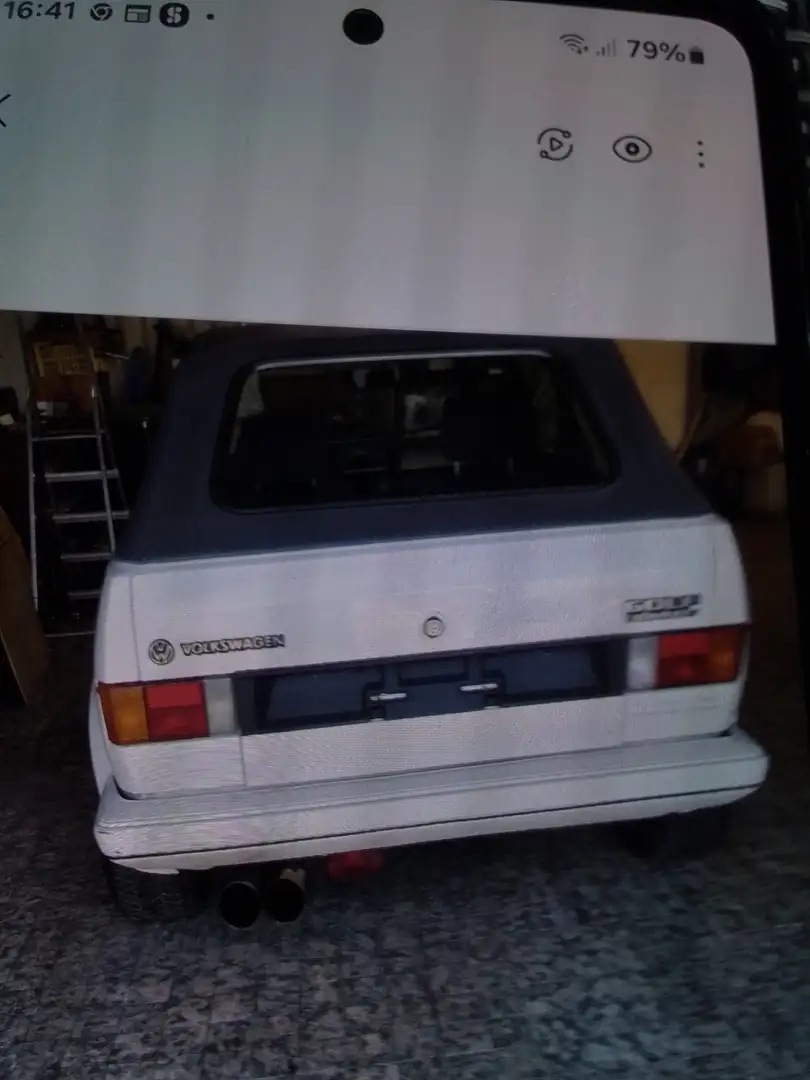 Volkswagen Golf Cabriolet 1800 Wit - 1