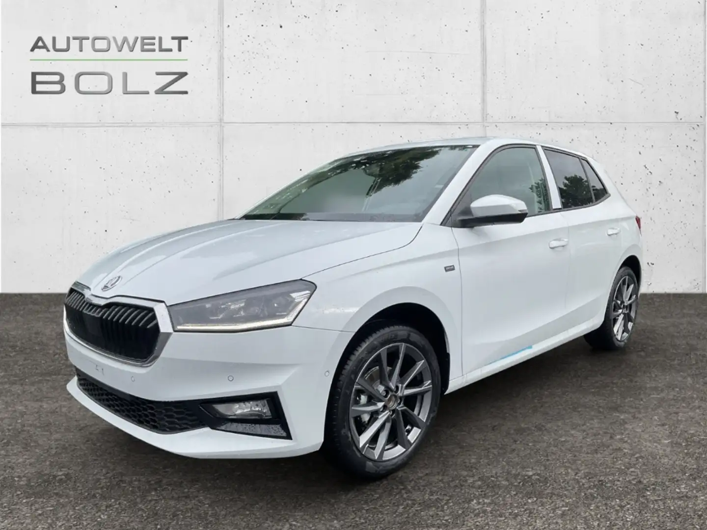 Skoda Fabia Drive 1.0 TSI Navi digiCockpit LED ACC Kamera Appl Weiß - 1
