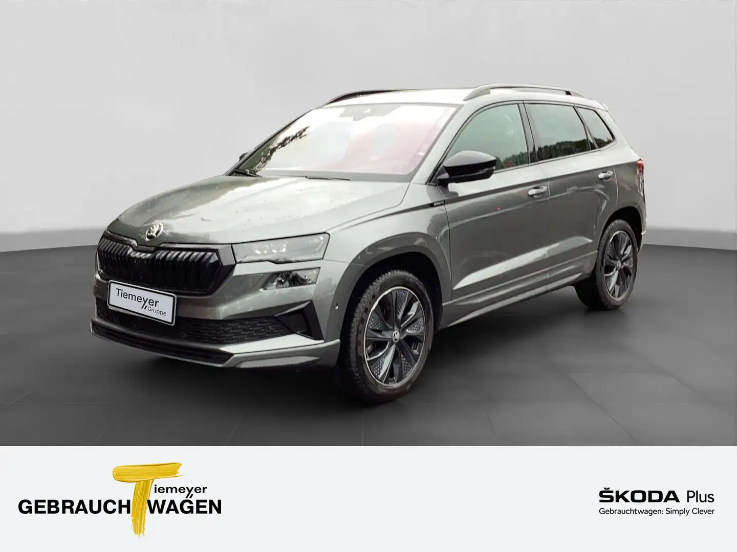 Skoda Karoq 2.0 TSI DSG 4x4 SPORTLINE LEDER AHK NAVI V Grau - 1