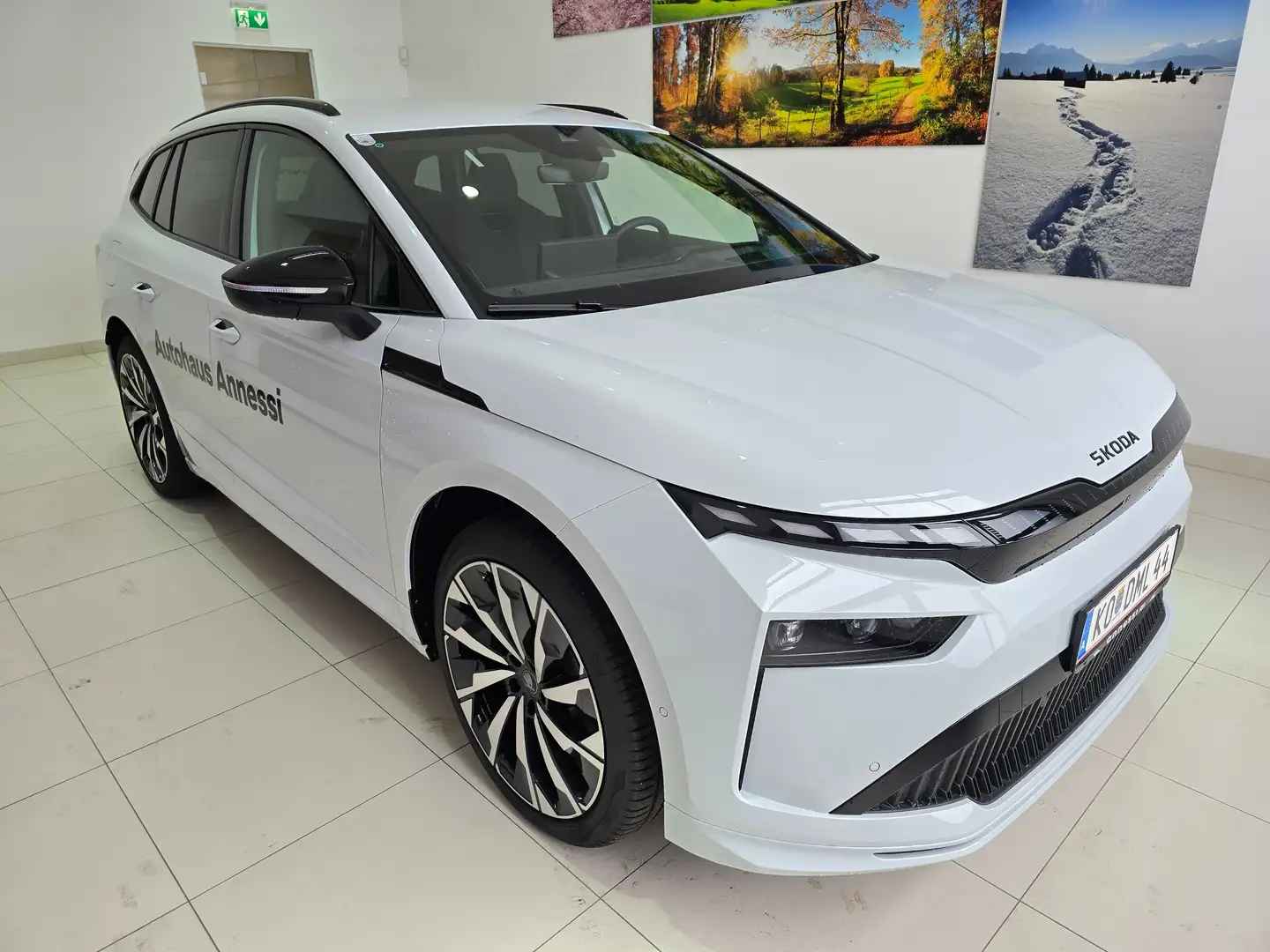 Skoda Enyaq 85 x Sportline Weiß - 1