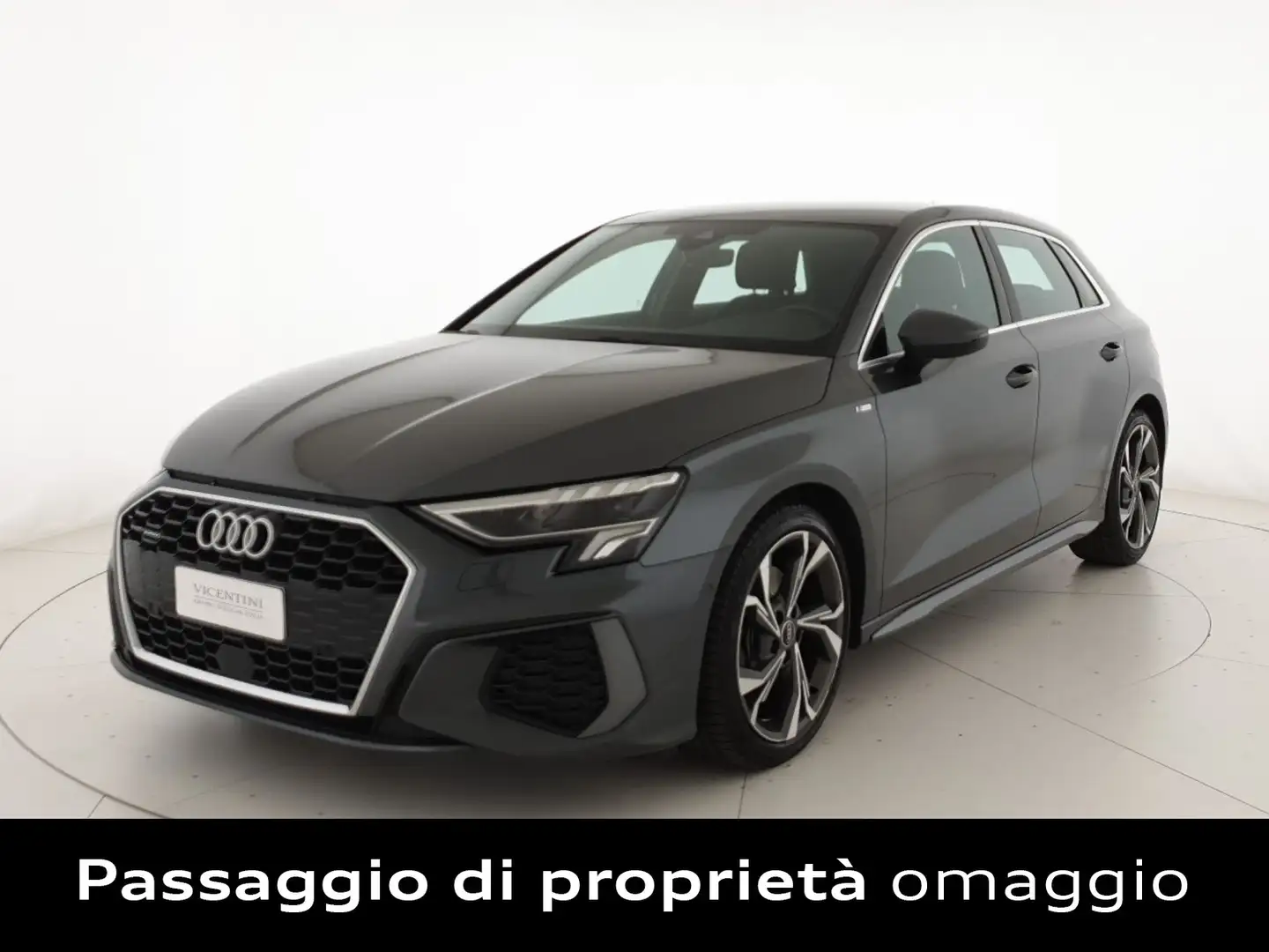 Audi A3 Sportback 40TDI 200CV quattro Str S line Edition Gris - 1