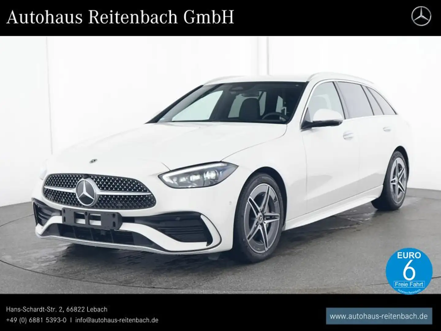 Mercedes-Benz C 300 C300 T AMG+AHK+360°+MEMO KEYLESS+AMBIENTE+TOTWIN Weiß - 1