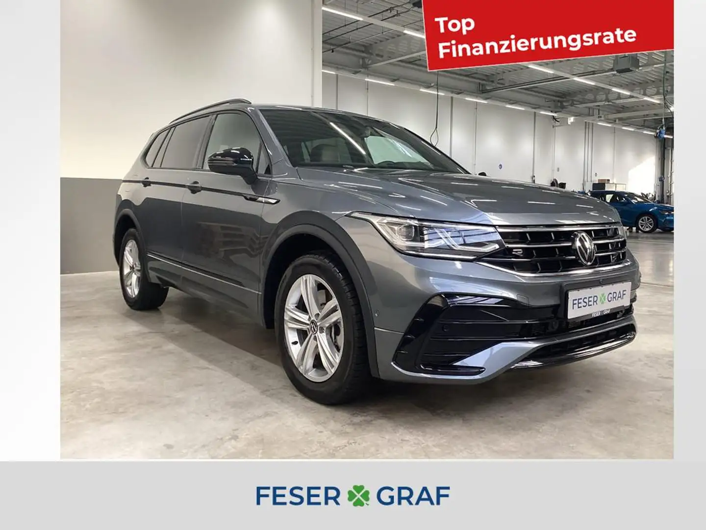 Volkswagen Tiguan Allspace R-Line 2.0TDI 142kW AHK Pano 7Si Grau - 1