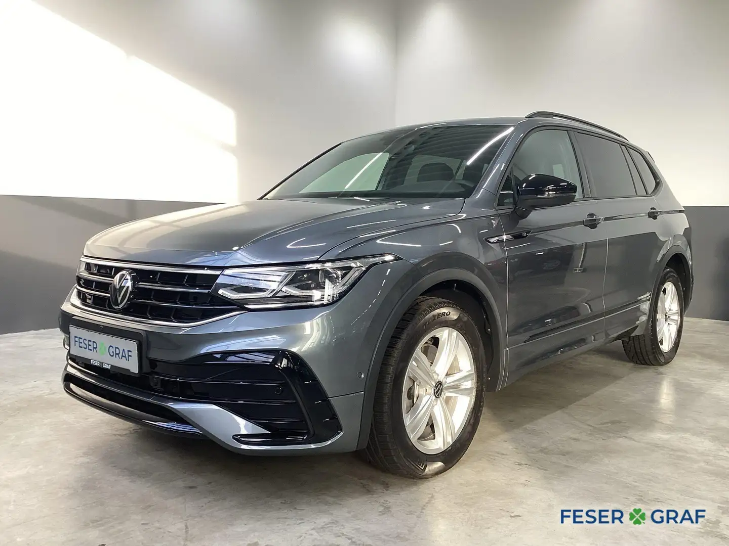 Volkswagen Tiguan Allspace R-Line 2.0TDI 142kW AHK Pano 7Si Grau - 2