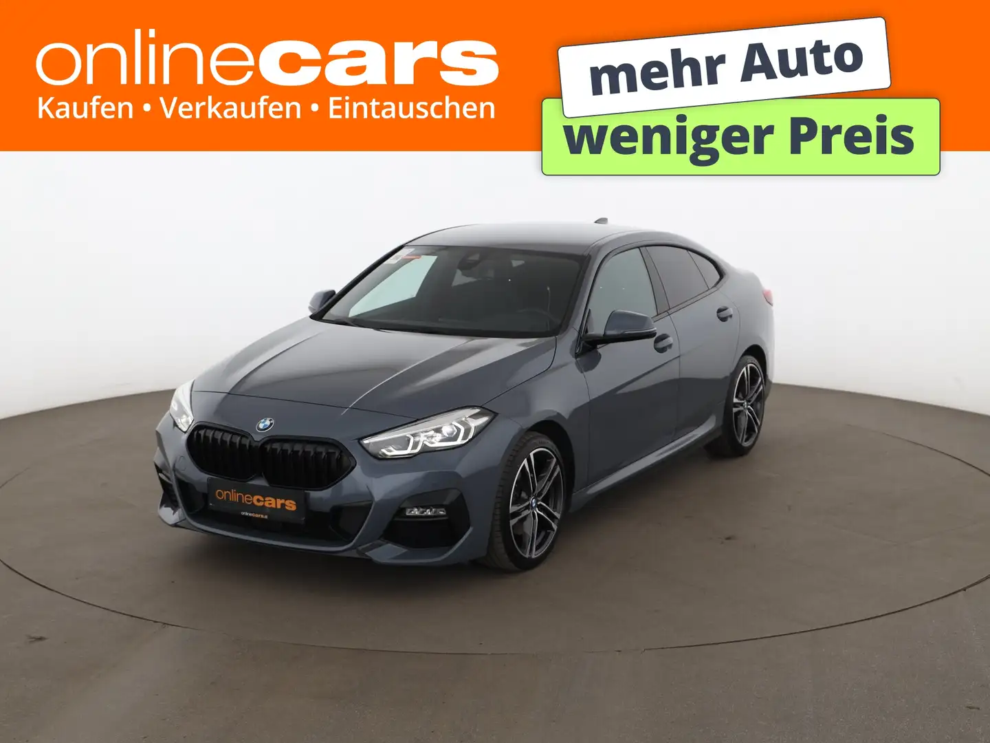 BMW 216 d Gran Coupe M-Sport Aut LED RADAR LEDER NAVI Blau - 1