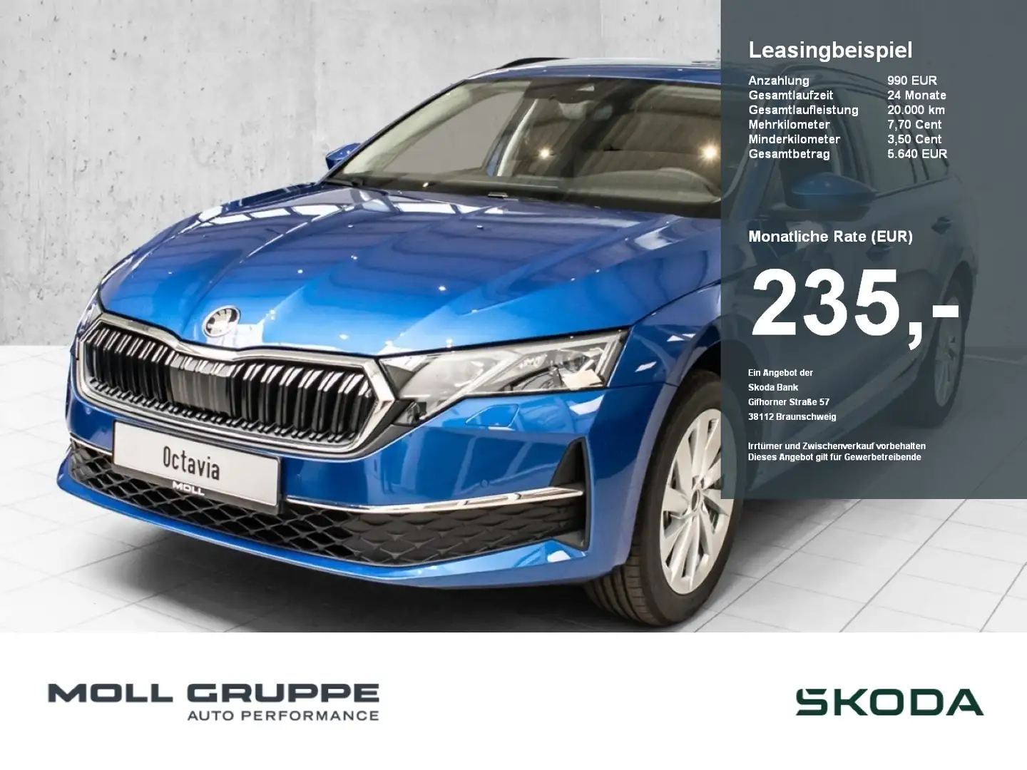 Skoda Octavia Combi 1.5 TSI mHEV W Selection NAVI ACC Blau - 1