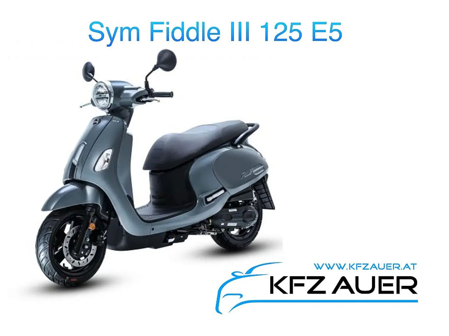 SYM Fiddle III 125 ABS Blauw - 2