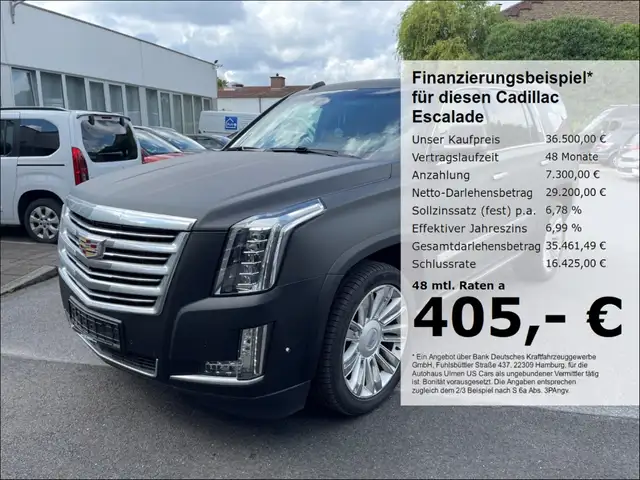 Cadillac Escalade 6.2 V8 Platinum Europamodel DVD-Multimedia 7-Sitze