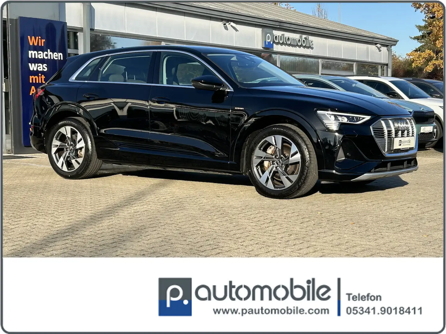 Audi e-tron 50 quattro S line*AHK*LED*NAVI*PDC* Zwart - 2
