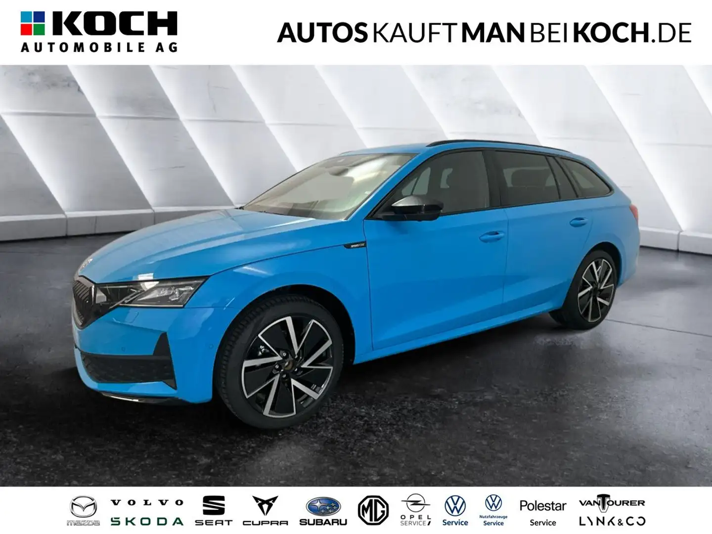 Skoda Octavia Combi 1.5 TSI DSG mHEV Sportline 360 Head Blau - 1