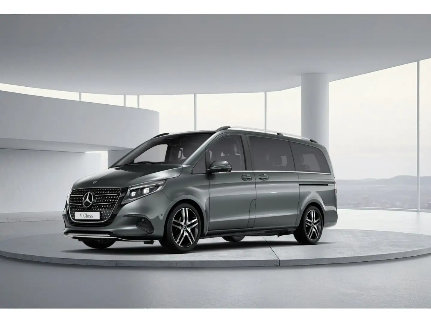 Mercedes-Benz V 300 d 4MATIC AVANTGARDE Lang AHK 2,5t 7-Sitze Gris - 1